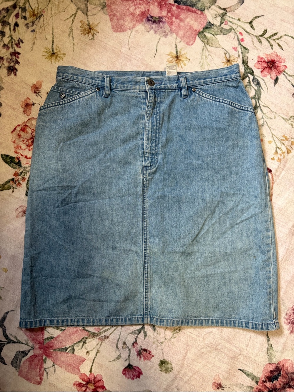 Liz Claiborne Mid length Jean Skirt